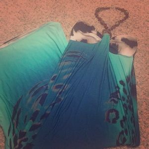 Maxi halter dress
